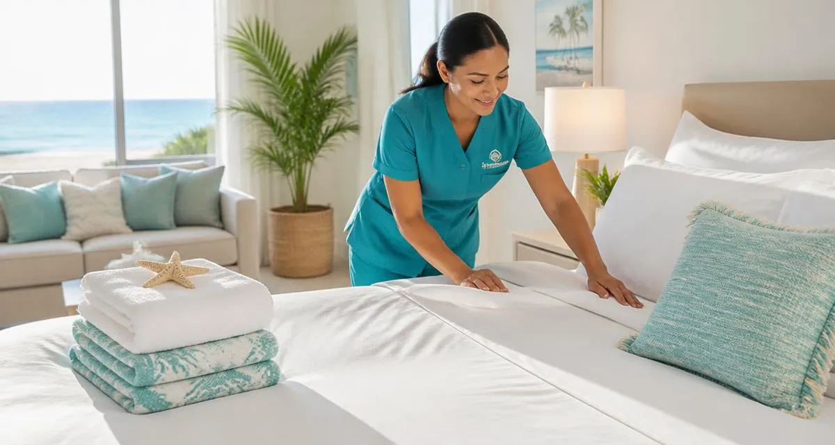 Guest-ready Sarasota vacation rental after a professional turnover clean