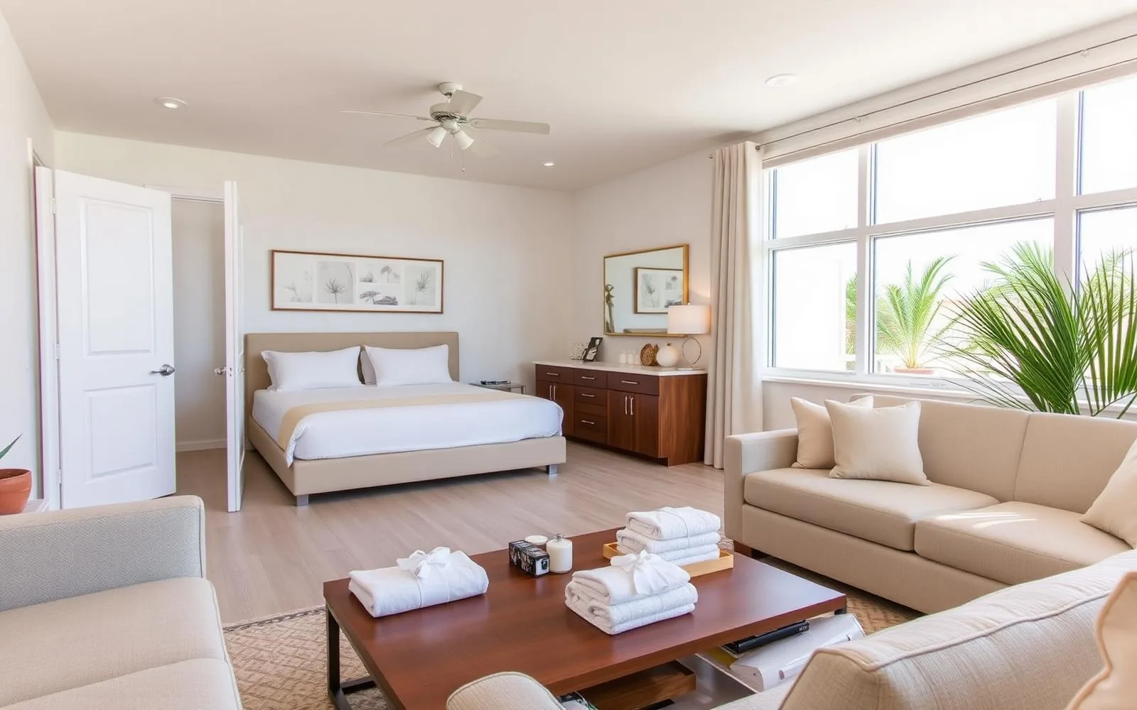 Sarasota Airbnb rental turned over by DS Cleaning — fresh linens, staged amenities, guest-ready
